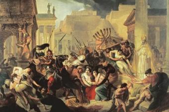 Почему пала западная римская империя и как именно это произошло Столица западной и восточной римской империи